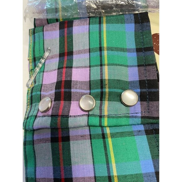 Ely Cattleman Authentic Western Plaid Shirt 18.5 / 35 Long Sleeve Button Snap - Picture 3 of 4